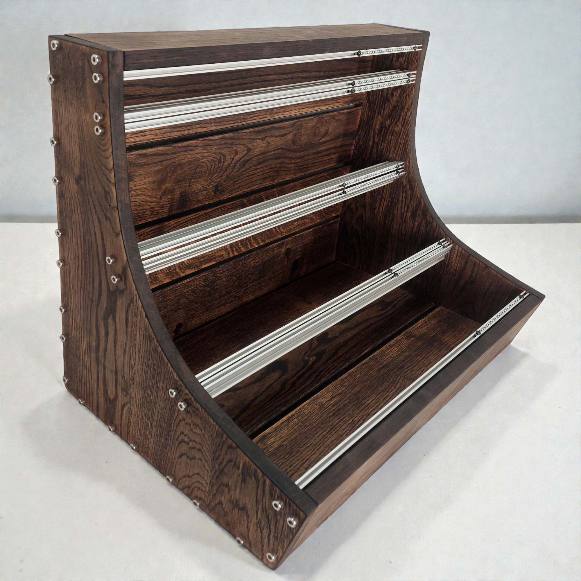 10U Eurorack Case Maria dark oak