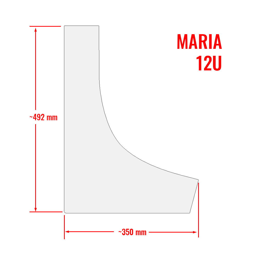 12U Eurorack case Maria