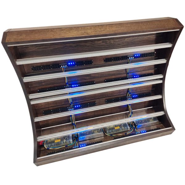 19u Marizilla eurorack case. Dark Oak