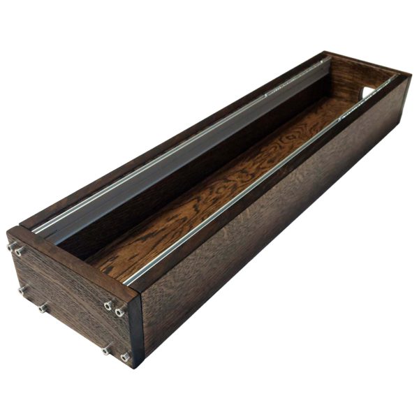 U Luna eurorack case dark oak