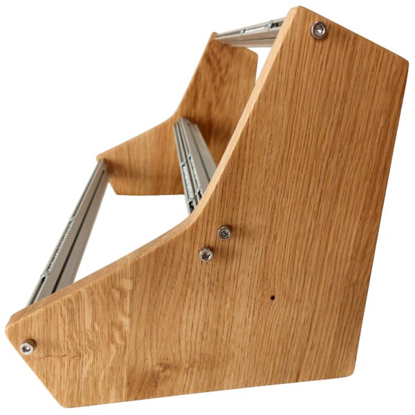 Oak Wood Side Panels for 6U Eurorack Case MARIA