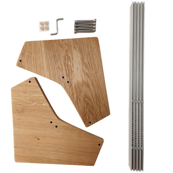 Oak Wood Side Panels for 6U Eurorack Case MARIA