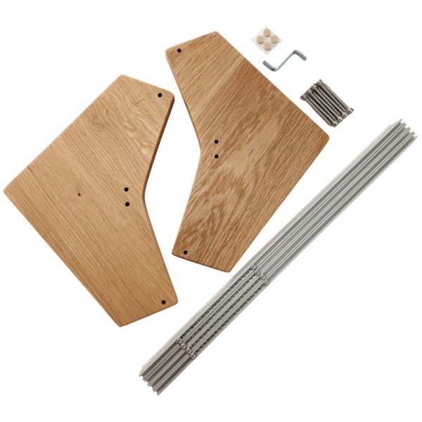 Oak Wood Side Panels for 6U Eurorack Case MARIA