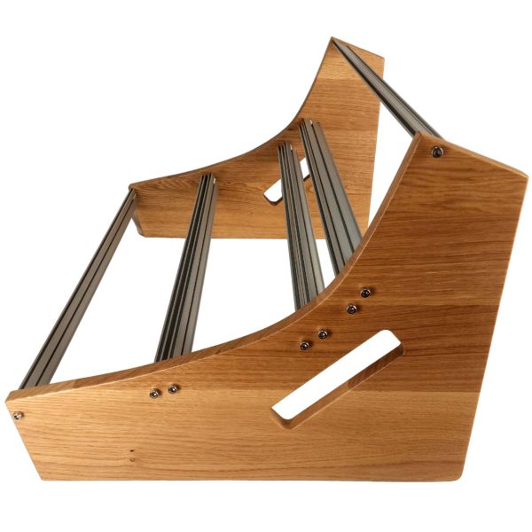 Oak Wood Side Panels for 10U Eurorack Case MARIA