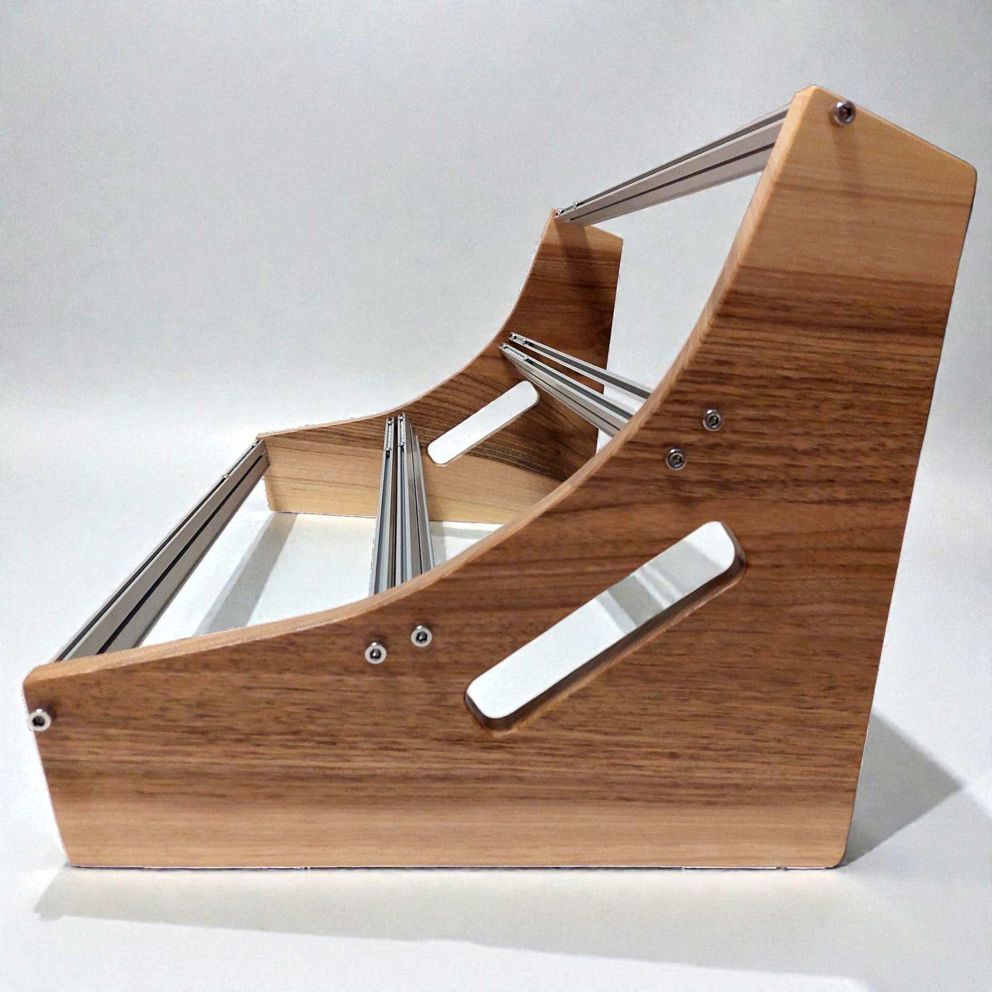 9U Walnut Side Panels for Eurorack Case MARIA