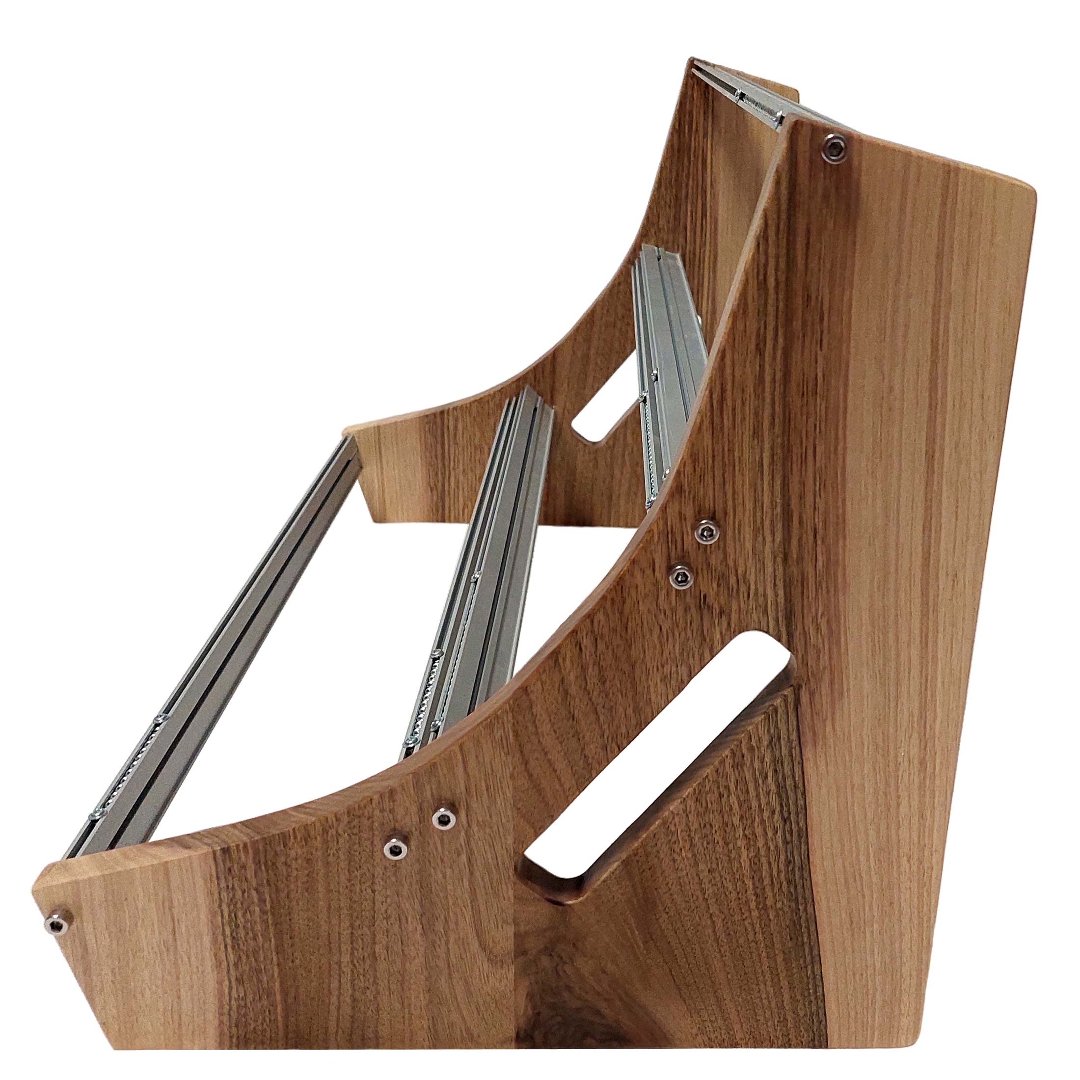 9U Walnut Side Panels for Eurorack Case MARIA