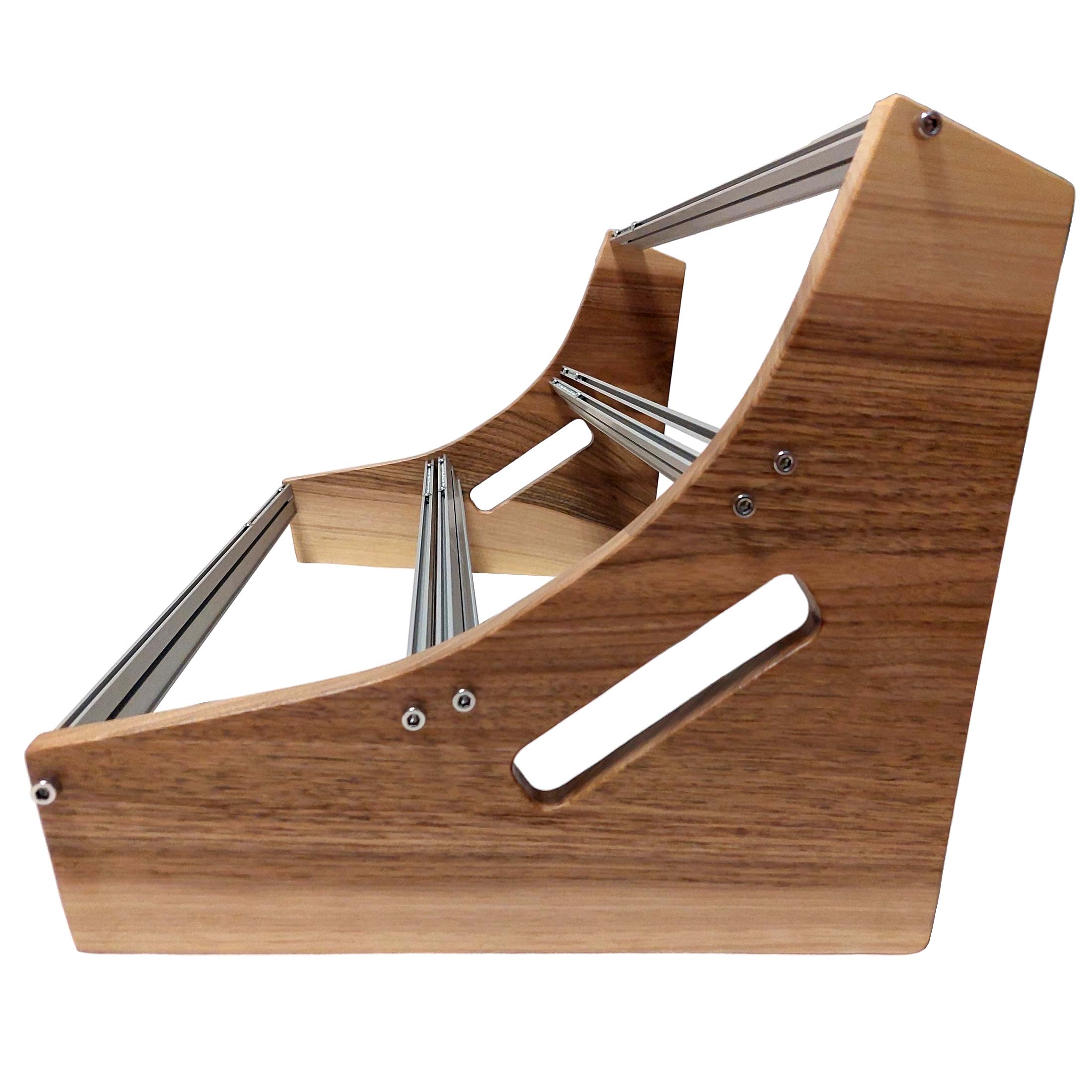 9U Walnut Side Panels for Eurorack Case MARIA