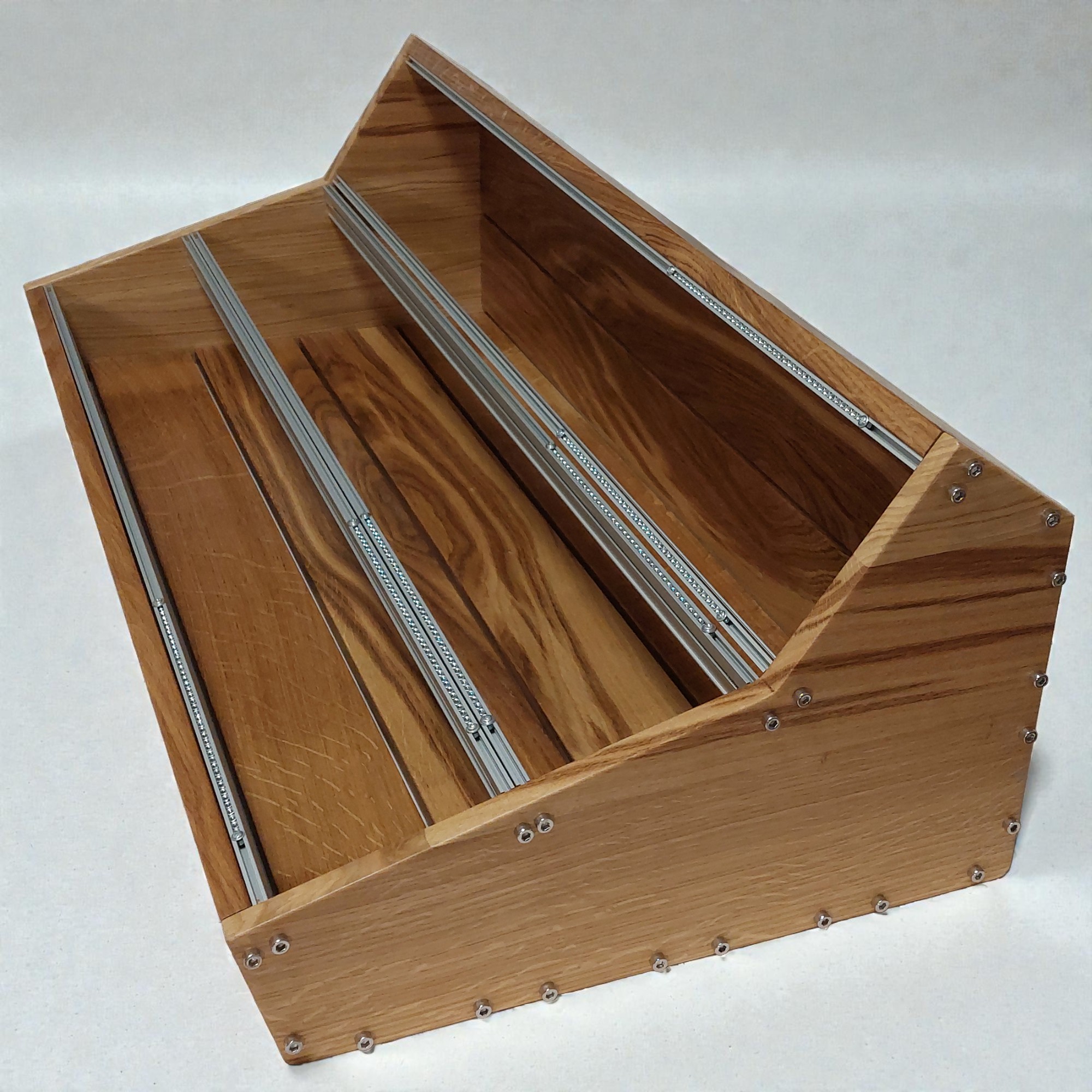 9U Eurorack Case Vita solid oak