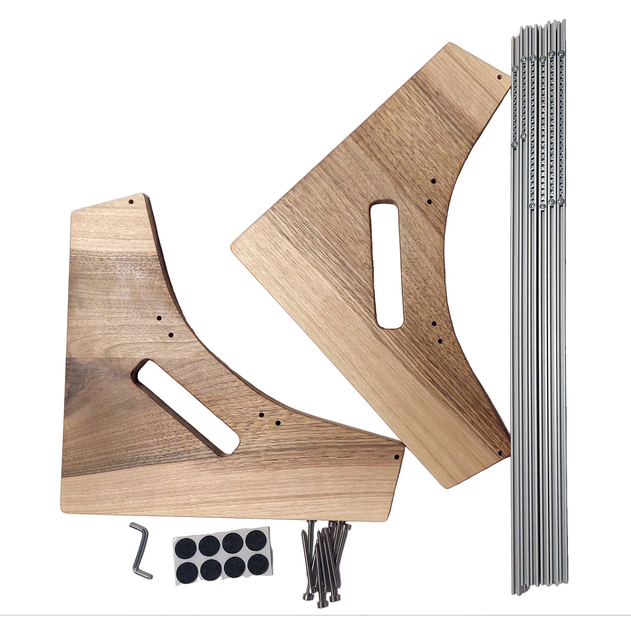 9U Walnut Side Panels for Eurorack Case MARIA