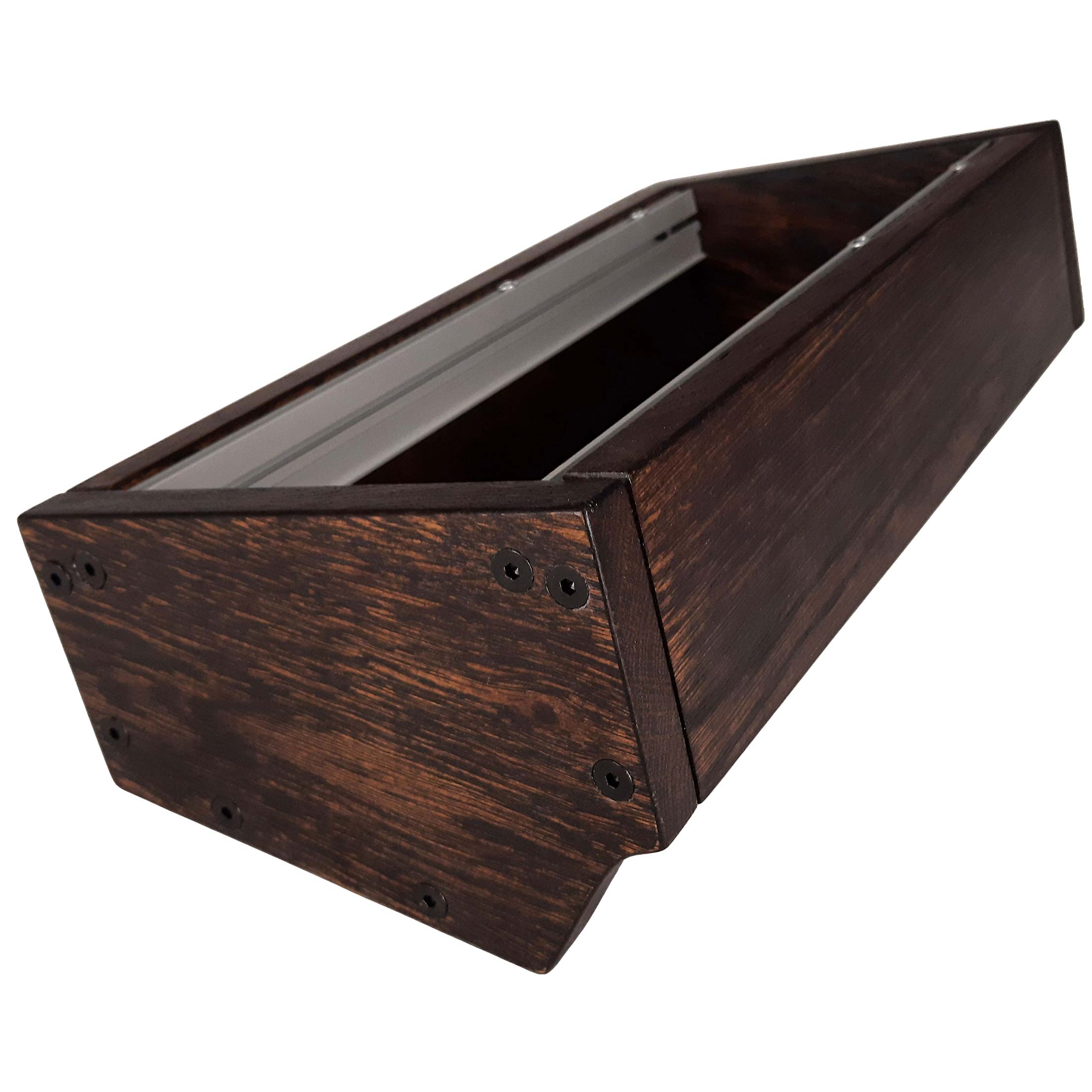 3U Eurorack case Eva slim dark oak